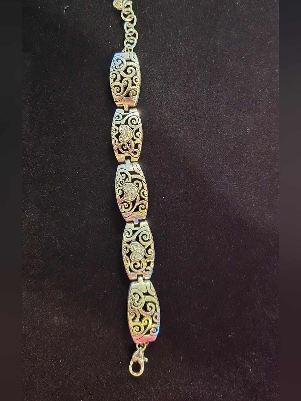 Brighton Penelope link heart bracelet